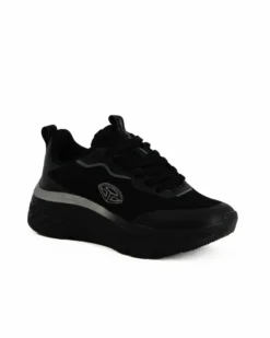 SOPRANI SPORT - Sneakers nera con lacci e logo laterale