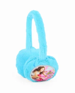 SOY LUNA - Paraorecchie bimba celeste in peluche