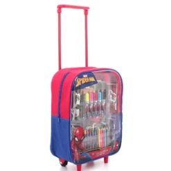 SPIDERMAN - Trolley con colori, album e adesivi