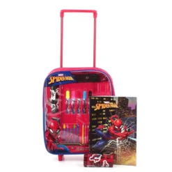 SPIDERMAN - Trolley con colori, album e adesivi