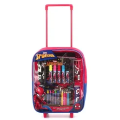 SPIDERMAN - Trolley con colori, album e adesivi