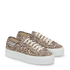 SUPERGA SCARPA 3740 PLATFORM LEOPARDATA - S2137ZW-AB4