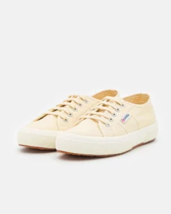 SUPERGA - Sneakers da donna beige in tessuto con lacci - 2750 NEW PLUS