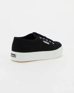 SUPERGA - Sneakers da donna nera con suola alta - 2730 COTU