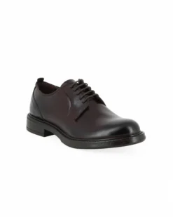 SUPER RIFLE - Scarpa marrone da uomo in VERA PELLE con lacci