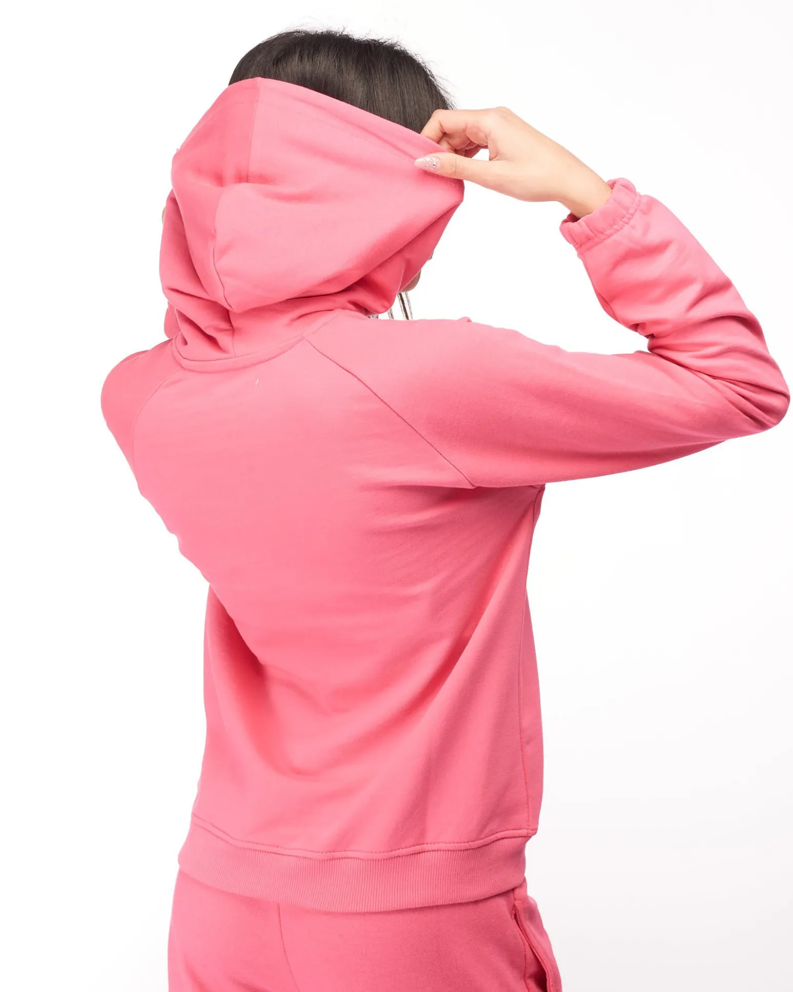 SWEAT C/CAPP.BUCANEVE FUXIA
