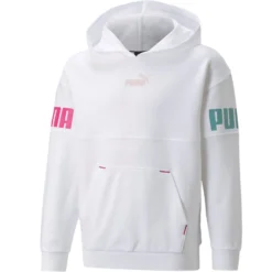 SWEAT C/CAPP.POWER COLORBLOCK HD TR WHT