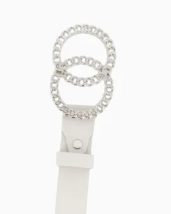 TATOO - Cinta beige in VERA PELLE, MADE IN ITALY