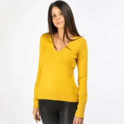 TATOO - IRIS MAGLIA SCOLLO V BOTTONI SUL POLSINO