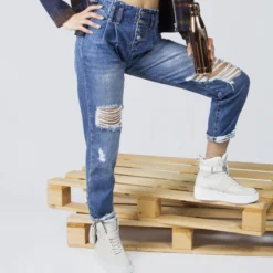 TATOO - JEANS BLU MEDIO