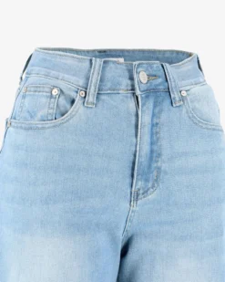 TATOO - JEANS CHIARO WIDE LEG DA DONNA ELASTICIZZATI
