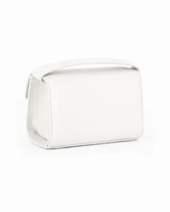 TATOO - MINIBAG BIANCA VERNICE UN MANICO - 2034