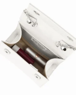 TATOO - MINIBAG BIANCA VERNICE UN MANICO - 2034