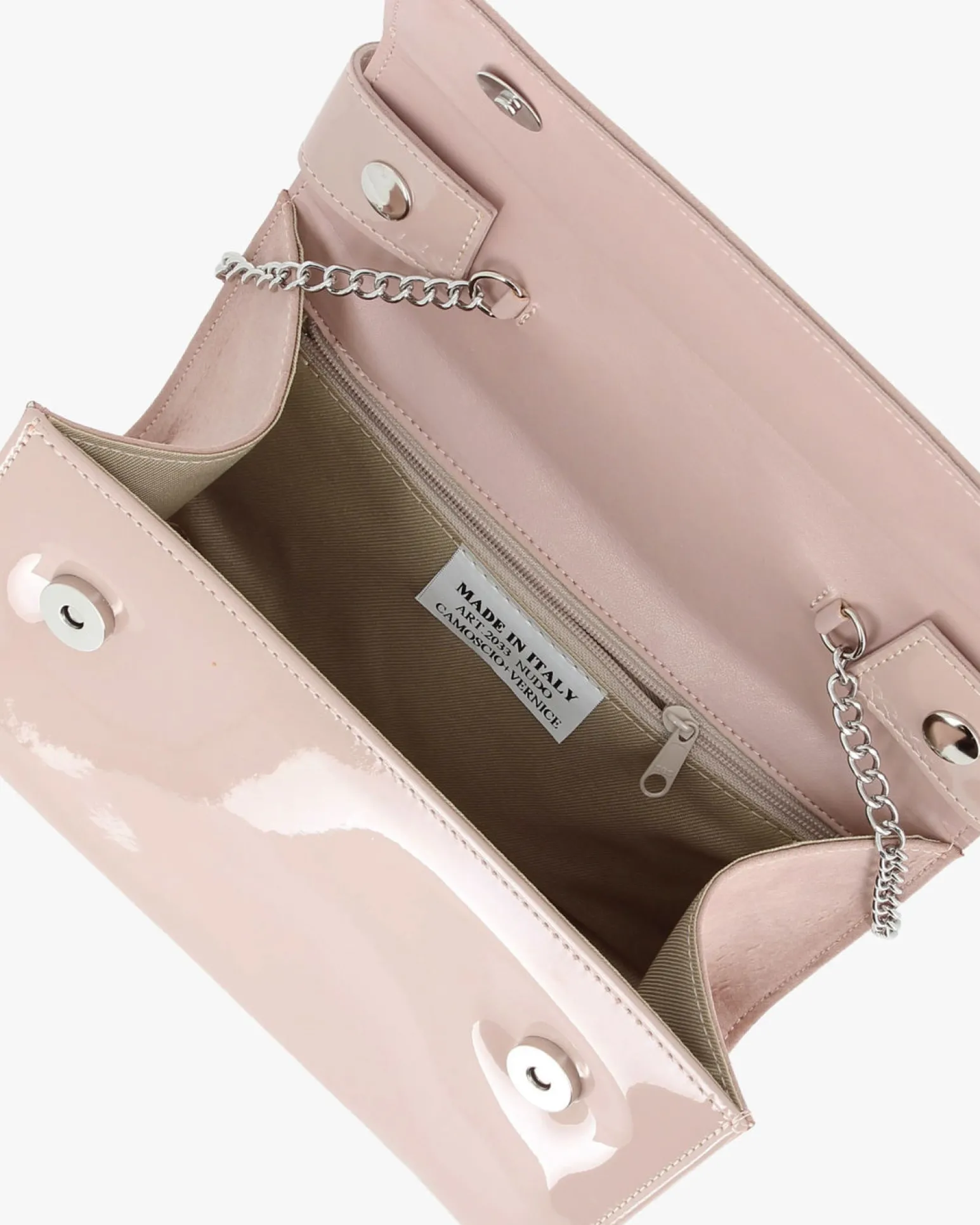 TATOO - MINIBAG CIPRIA CAMOSCIO E VERNICE UN MANICO - 2033