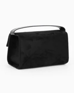 TATOO - MINIBAG NERA SCAMOSCIATA UN MANICO - 2033