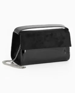 TATOO - MINIBAG NERA SCAMOSCIATA UN MANICO - 2033
