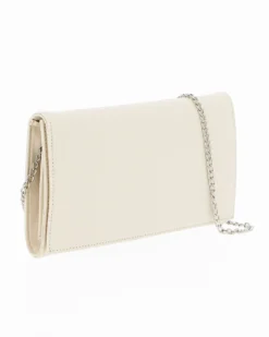 TATOO -POCHETTE PANNA CON PATTA E TRACOLLA - MADE IN ITALY