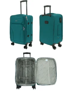TROLLEY TESSUTO DOPPIE RUOTE 2TASCHE