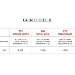 TROLLEY TESSUTO DOPPIE RUOTE 2TASCHE