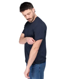 TSHIRT MANICA CORTA FIAMMATA 2 BOTTONI