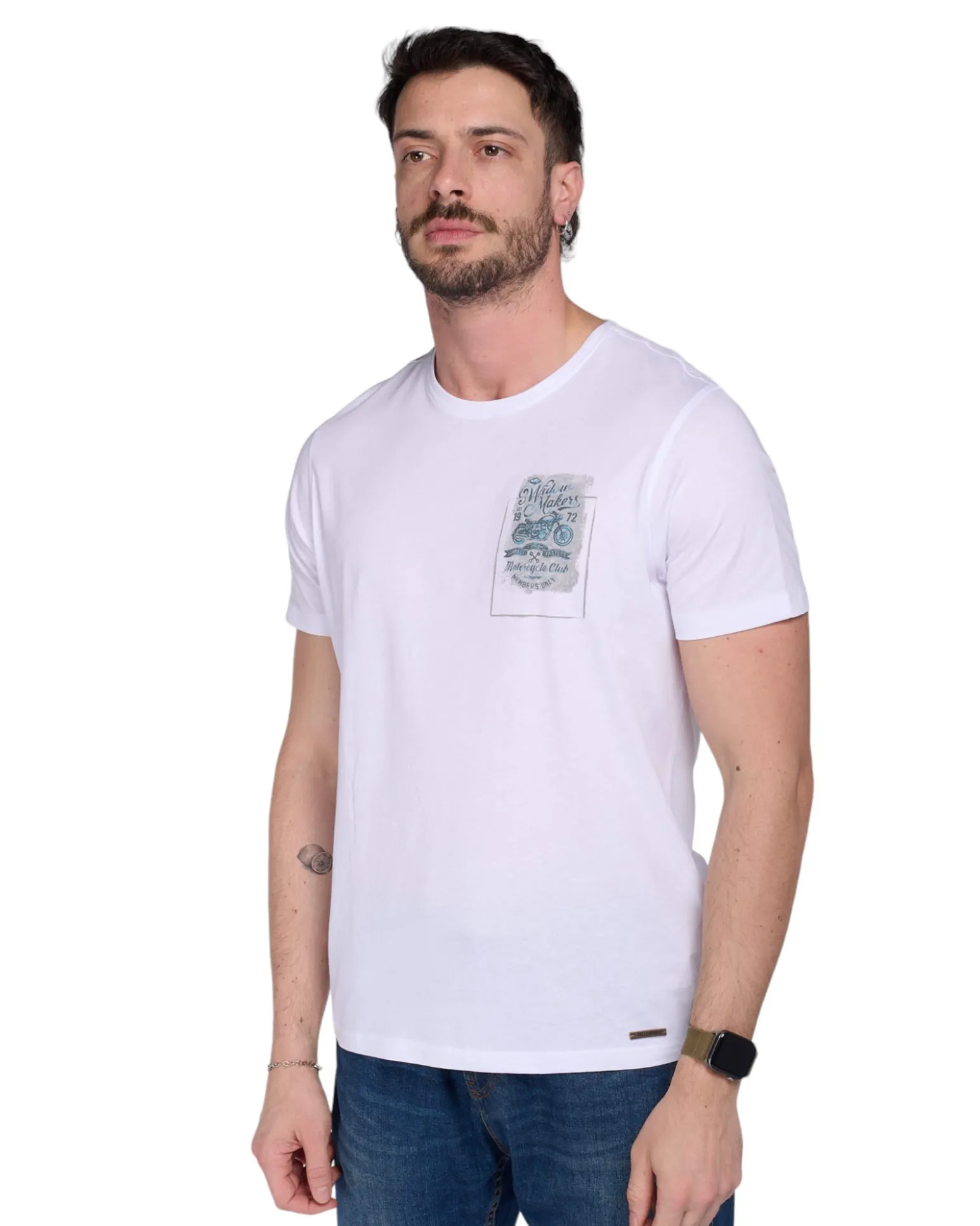 TSHIRT MANICA CORTA FIAMMATA ST.MOTO PIC