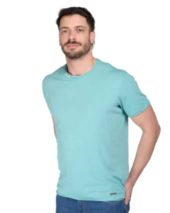 TSHIRT MANICA CORTA FIAMMATA 2 BOTTONI