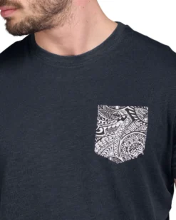 TSHIRT MANICA CORTA FIAMMATA C/TASCHINO