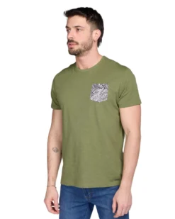 TSHIRT MANICA CORTA FIAMMATA C/TASCHINO