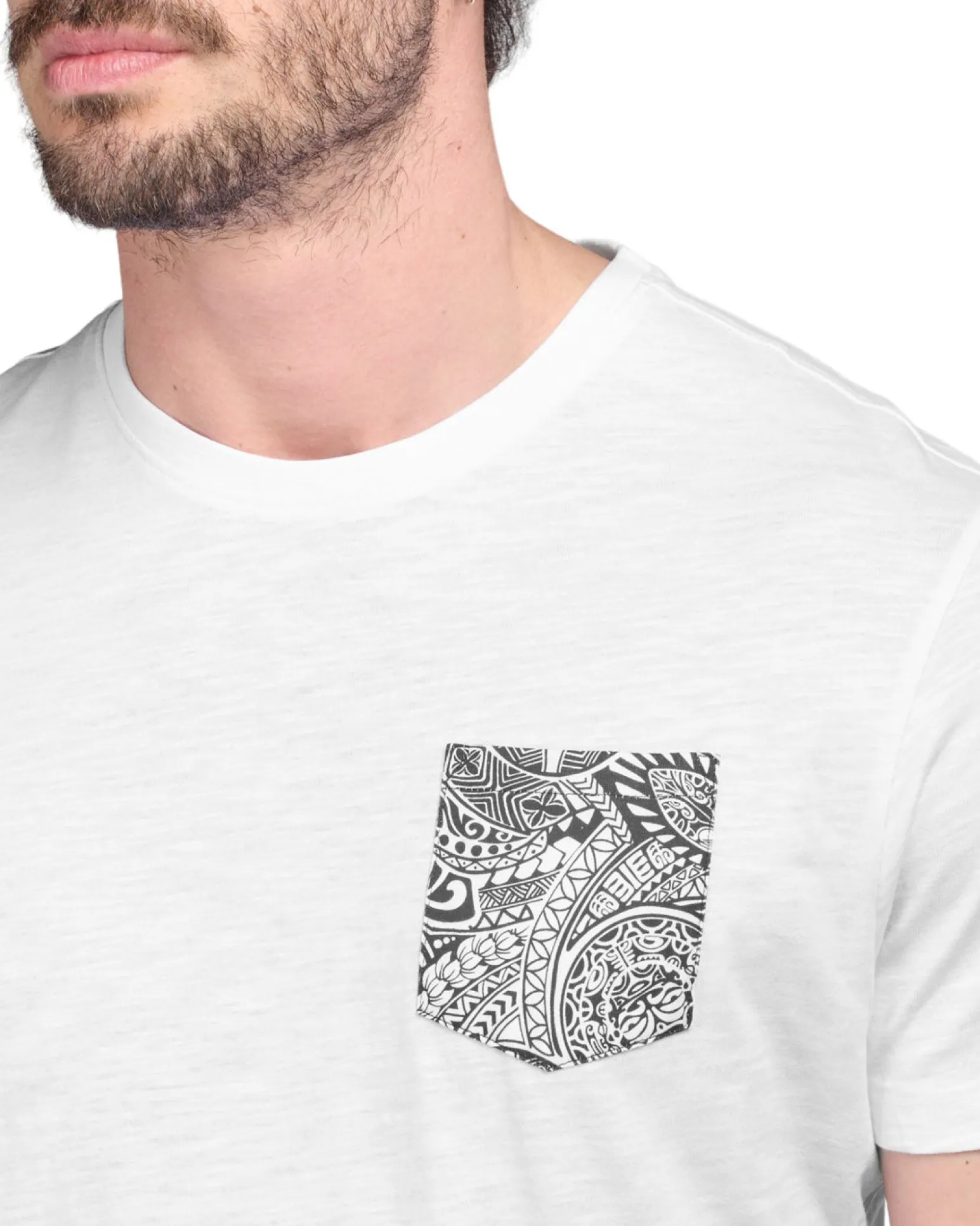 TSHIRT MANICA CORTA FIAMMATA C/TASCHINO