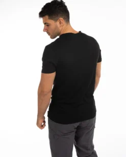 TSHIRT MANICA CORTA SCOLLO V TAGLIO VIVO