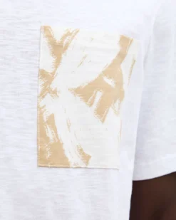 TSHIRT MANICA CORTA SPLIT AOP POCKET