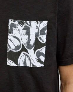 TSHIRT MANICA CORTA SPLIT AOP POCKET