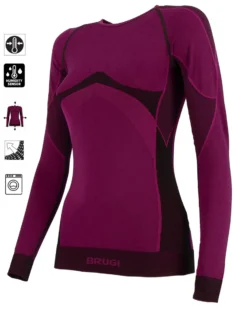 T-SHIRT ML INTIMO TERMICO DONNA PURPLE