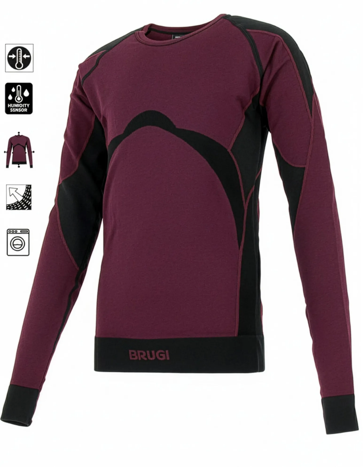 T-SHIRT ML INTIMO TERMICO JR PURPLE