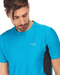 T-SHIRT MM TREKKING ALFIO BLUE-DK GREY