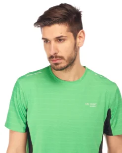 T-SHIRT MM TREKKING ALFIO GREEN-DK GREY