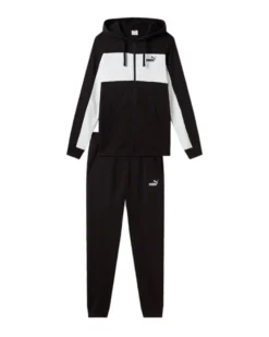 TUTA ESS BLOCK FZ SUIT TR BLACK-WHITE