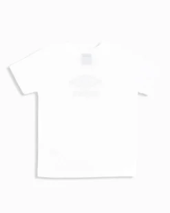 UMBRO - Tshirt manica corta ragazzi 8-16 anni bianca in cotone