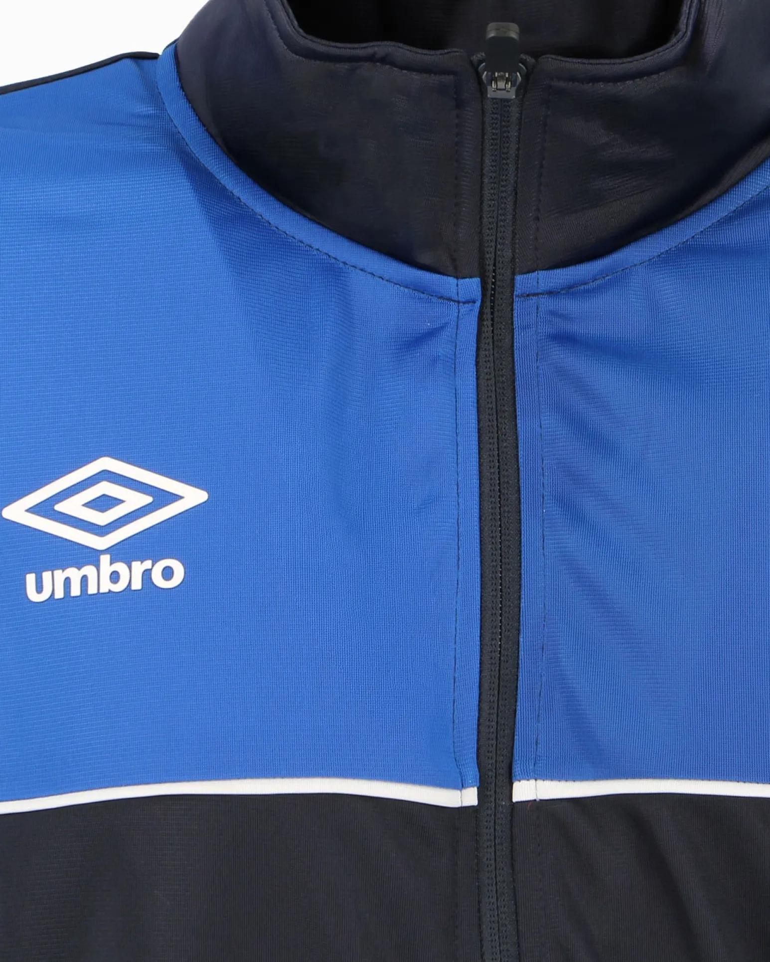 UMBRO - Tuta full zip blu acetata