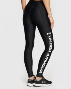 UNDER ARMOR - Leggins neri ultra aderenti in tessuto traspirante