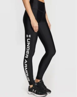 UNDER ARMOR - Leggins neri ultra aderenti in tessuto traspirante