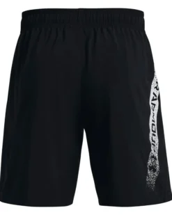 UNDER ARMOR - Pantaloncini da allenamento neri con logo laterale