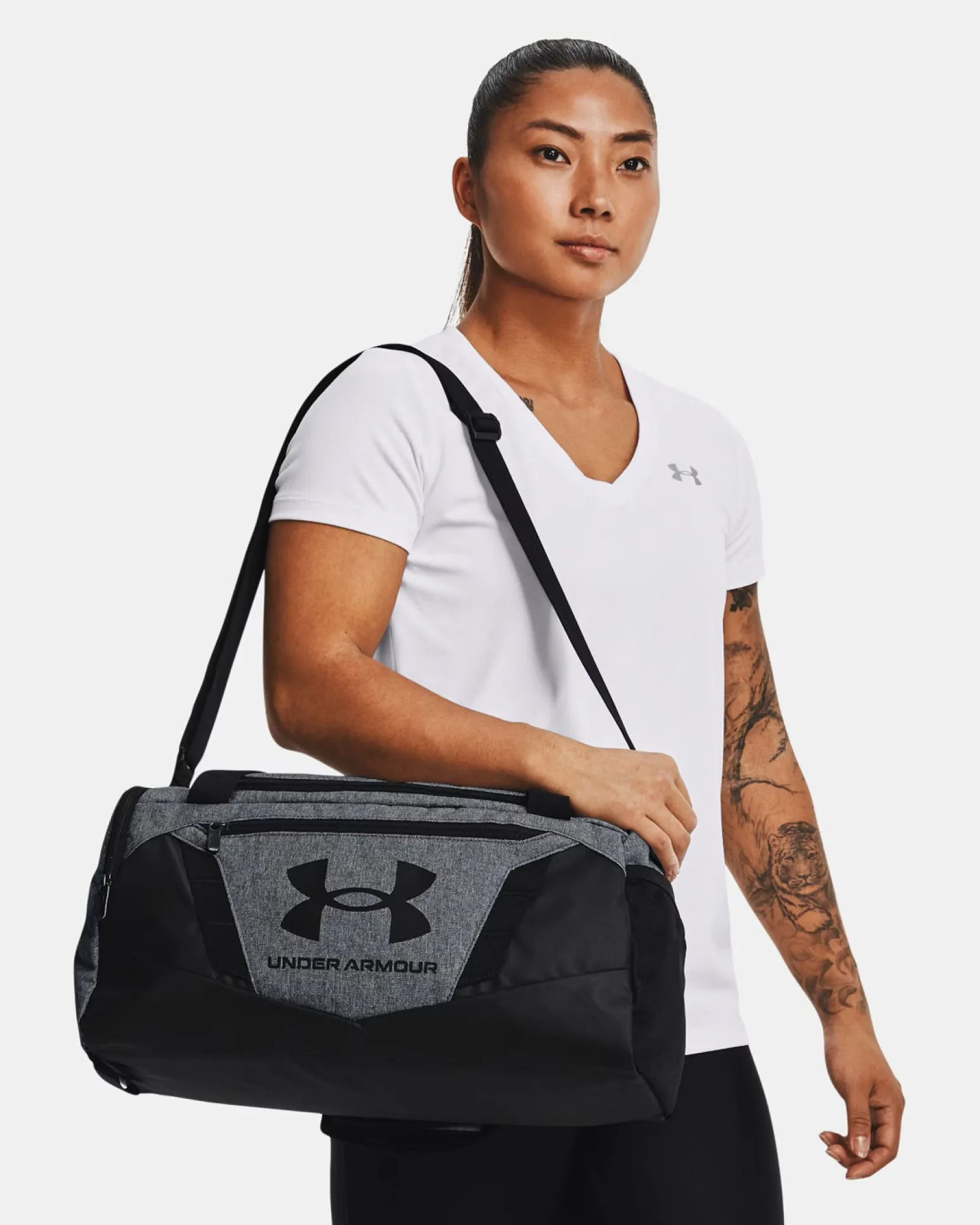 UNDER ARMOUR -BORSONE UNDENIABLE 5.0 DUFFLE XS GREY GRIGIO E NERO, 1369221_0012