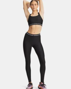 UNDER ARMOUR - LEGGINGS HEATGEAR NERI DA DONNA, 6010002_0008