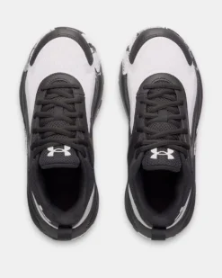 UNDER ARMOUR - SNEAKERS JUNIOR LOCKDOWN 8 GS  NERE E BIANCHE DAL 35.5 AL 40, 6009398_0001