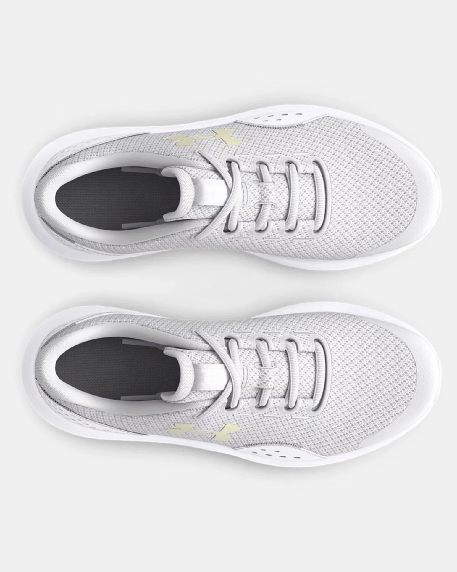 UNDER ARMOUR - SNEAKERS JUNIOR GGS SURGE 4 GS GRIGIE E BIANCHE DAL 35.5 AL 38, 3027108_0100