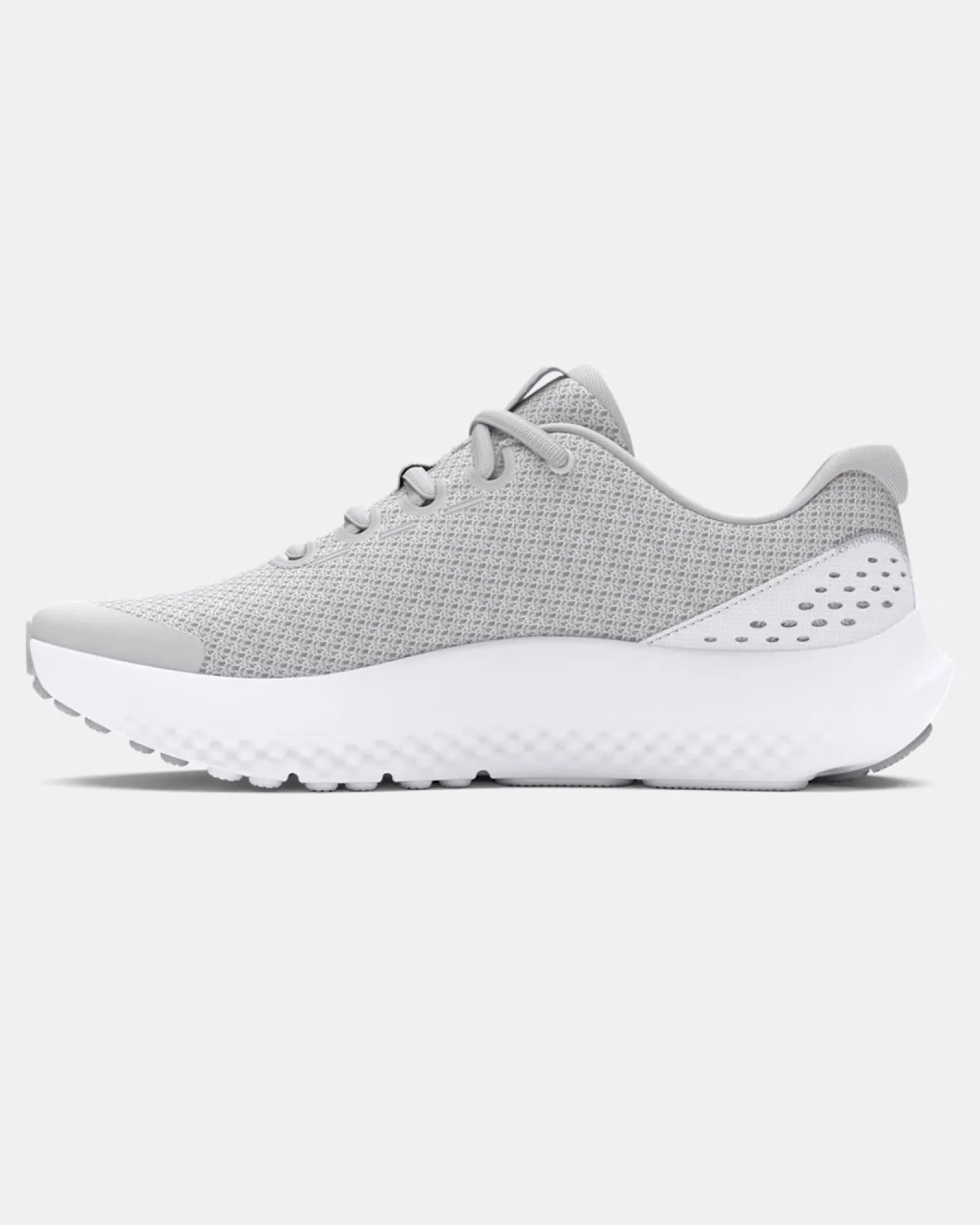 UNDER ARMOUR - SNEAKERS JUNIOR GGS SURGE 4 GS GRIGIE E BIANCHE DAL 35.5 AL 38, 3027108_0100