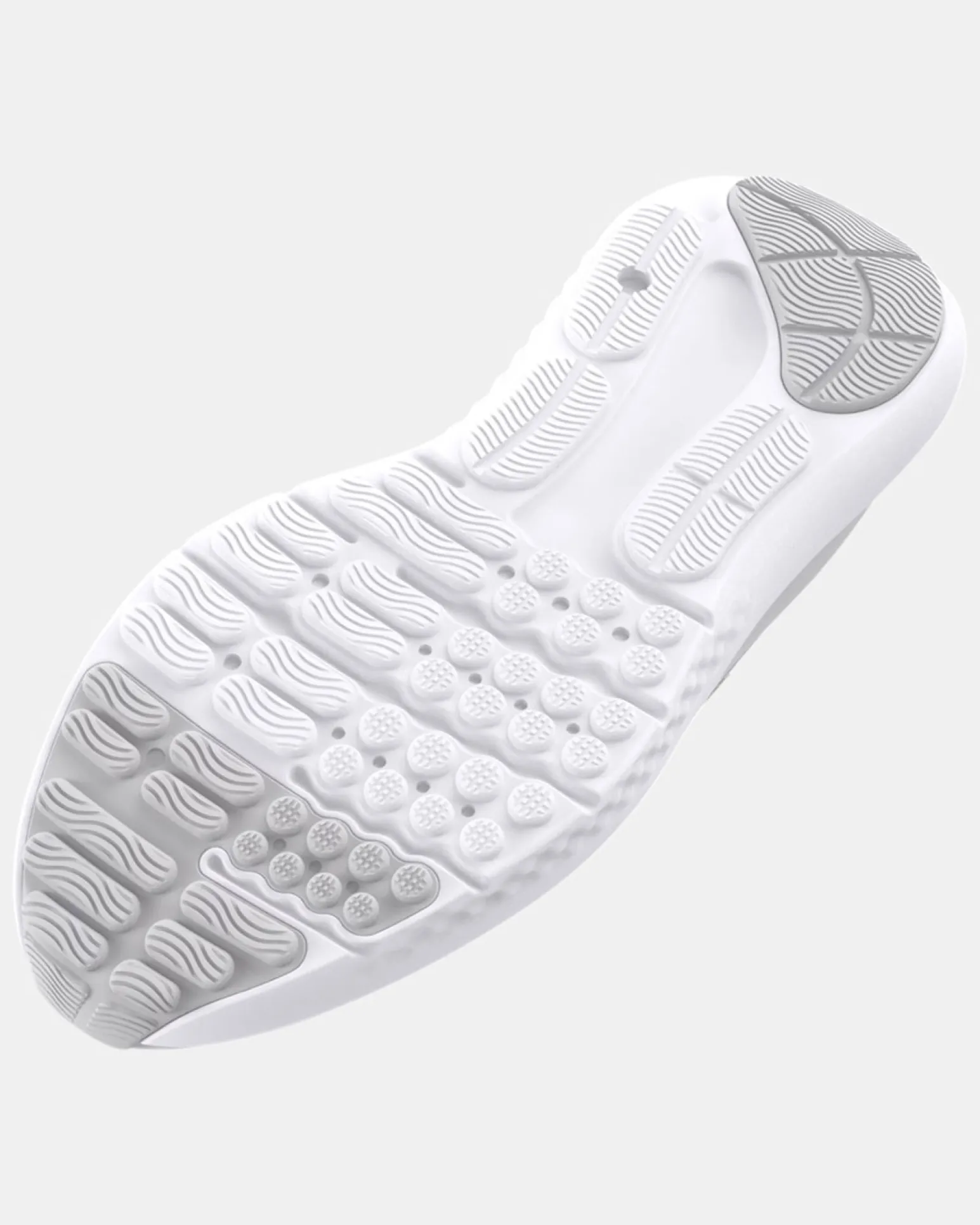 UNDER ARMOUR - SNEAKERS JUNIOR GGS SURGE 4 GS GRIGIE E BIANCHE DAL 35.5 AL 38, 3027108_0100