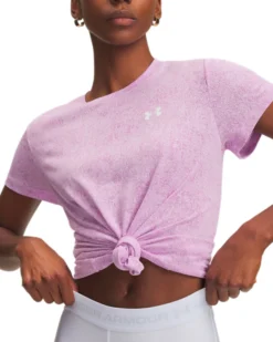 UNDER ARMOUR- T-SHIRT MEZZA MANICA TECH PIXELATE SSC ROSA DA DONNA, 6012302
