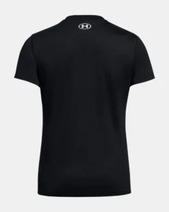 UNDER ARMOUR -T-SHIRT MEZZA MANICA TECH SSC - SOLID NERA DA DONNA, 1384231_0001